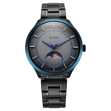 Titan Caelum Sun Moon Sub-Dial in Gunmetal Grey - Stellar Edition