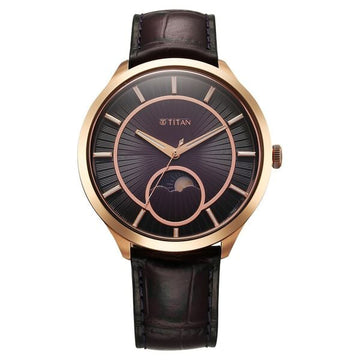 Titan Caelum Sun Moon Sub-Dial in Imperial Purple - Stellar Edition
