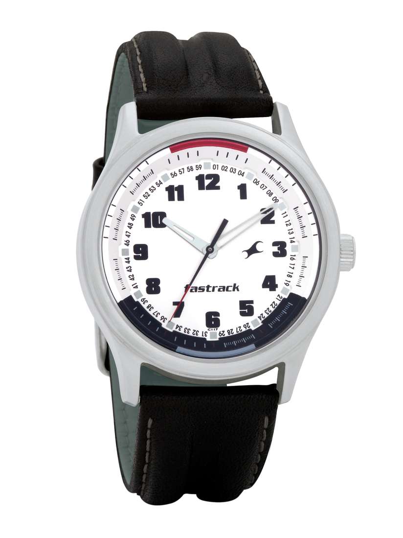 Fastrack NK3001SL01 Analog White Dial for Men