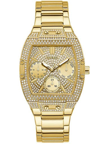 Womens RAVEN Champagne Dial Stainless Steel Analogue Watch - Kamal Watch Company