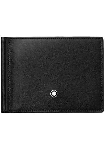 MONTBLANC Meisterstück Wallet 6cc with Money Clip MB5525 - Kamal Watch Company