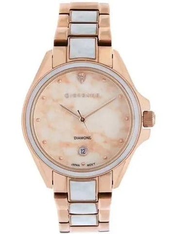 Giordano Womens Mother of Pearl Dial Metallic Analogue Watch GD-2041-44 - Kamal Watch Company