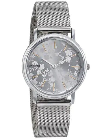SONATA Silver Lining From Sonata 87029SM02 - Kamal Watch Company