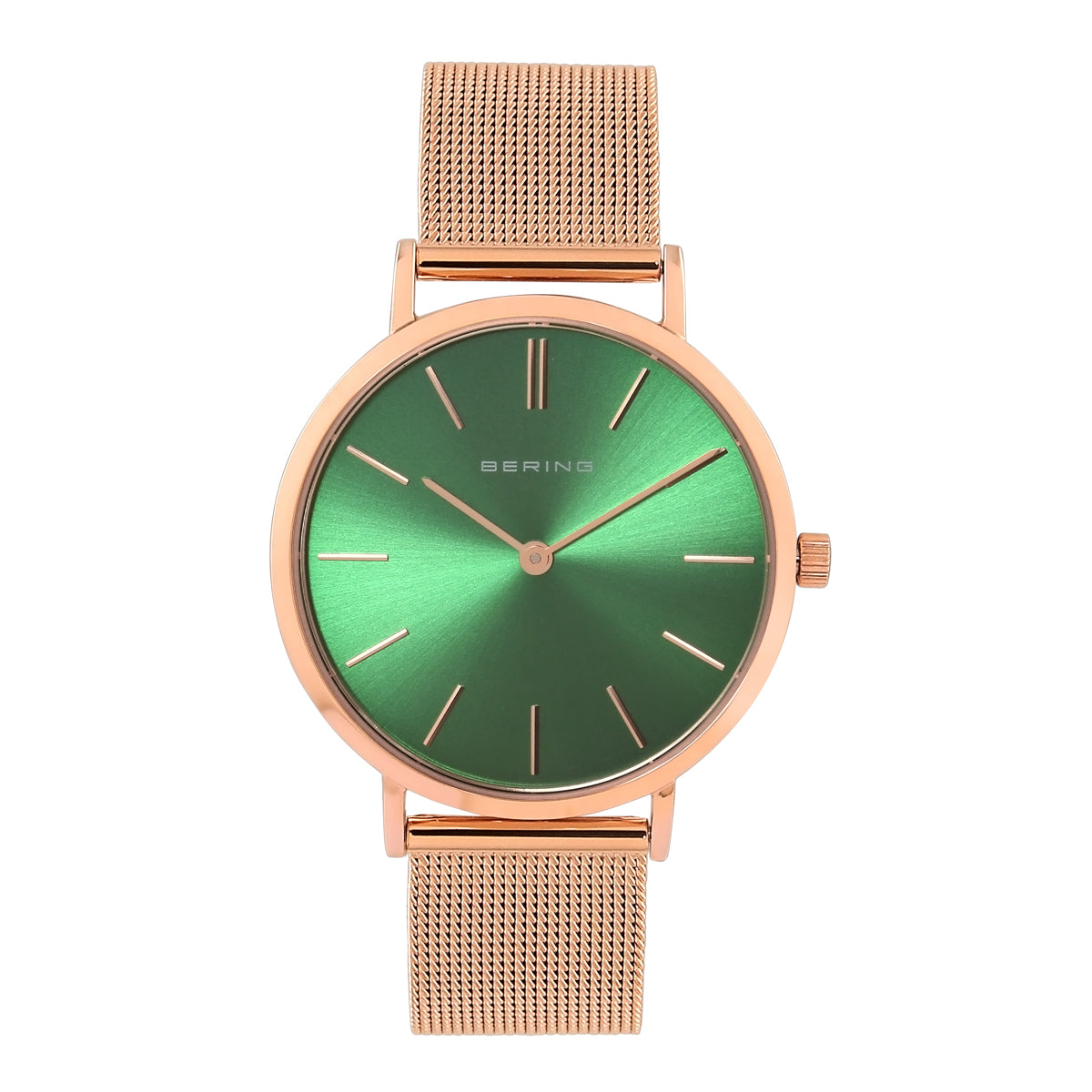 Bering Green Analogue Women’S Watch 14134-368
