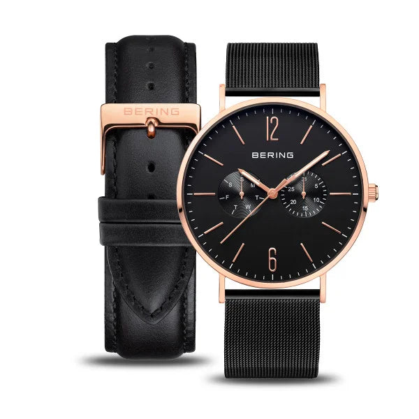 Bering Analog Black Dial Men's Watch-14240-166