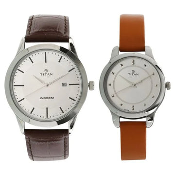 Titan NT15842481SL01 Bandhan Watch for Couple