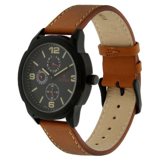 Titan NH1585NL01 Purple Analog Watch for Men
