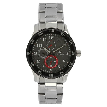 1632SM02 Titan Quartz Multifunction Grey Dial Watch for Men