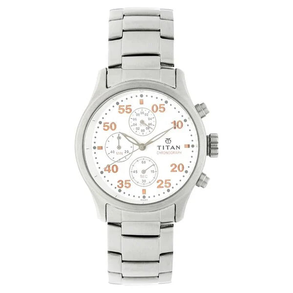 Titan 1634SM01 Chronograph Watch for Women