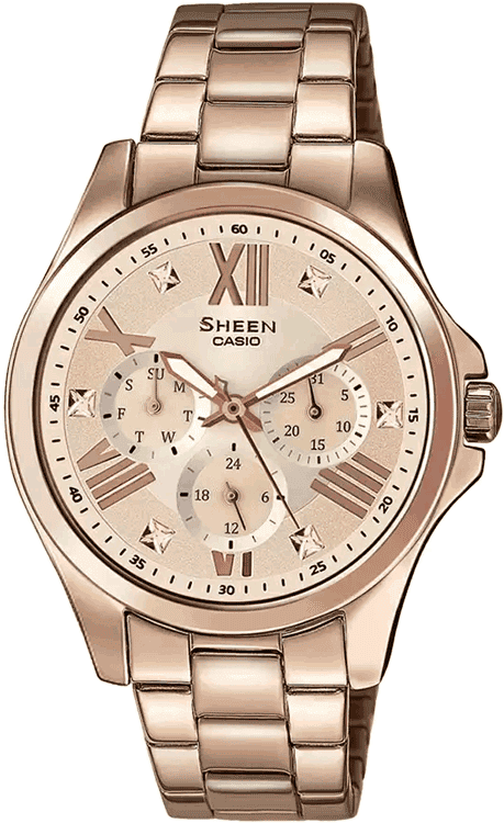 Casio SX149 SHE-3806PG-9AUDR Watch for Women