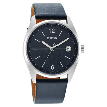 NR1729SL06 Neo Blue Dial Analog with Date Watch for Men