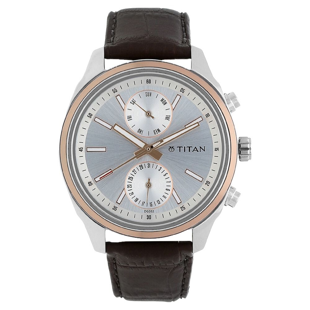 Titan NT1733KL02 Quartz Multifunction Watch for Men