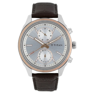 Titan NT1733KL02 Quartz Multifunction Watch for Men