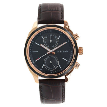 Titan NT1733KL03 Quartz Multifunction Blue Dial Watch for Men