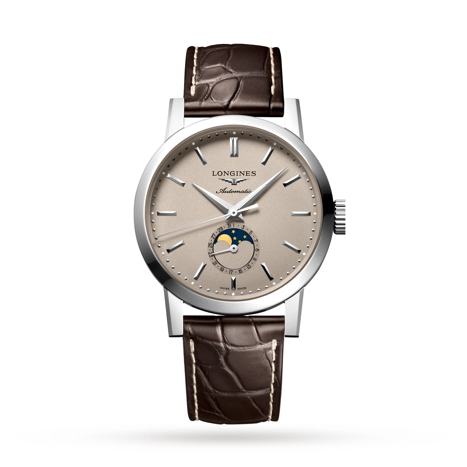 Longines Heritage Classic Moonphase Automatic Mens Watch