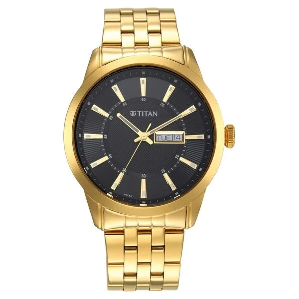 Titan NT1752YM03 Regalia Opulent Champagne Dial Men's Watch
