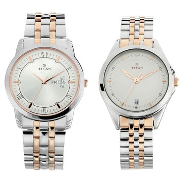 Titan NS17742565KM01P Watch for Couple