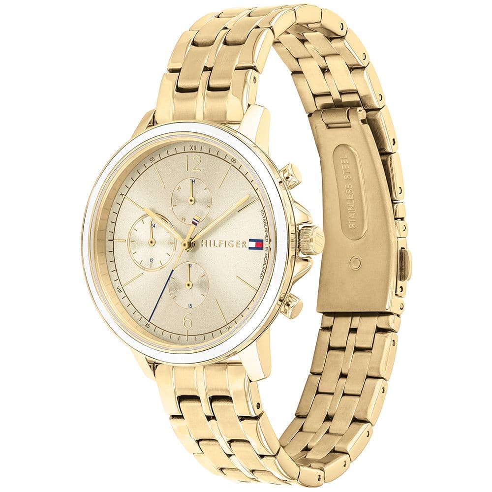Tommy hilfiger Women Madison Round Rose gold Watches - Kamal Watch Company