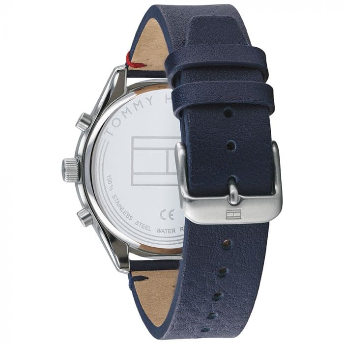 Tommy hilfiger Men Bennett Round Blue Watches - Kamal Watch Company