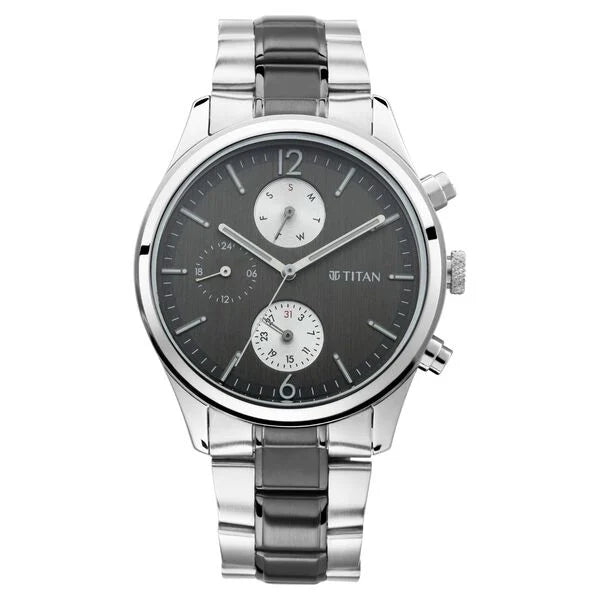 Titan NT1805KM02 Metropolitan Charm Multifunctional Men's Watch