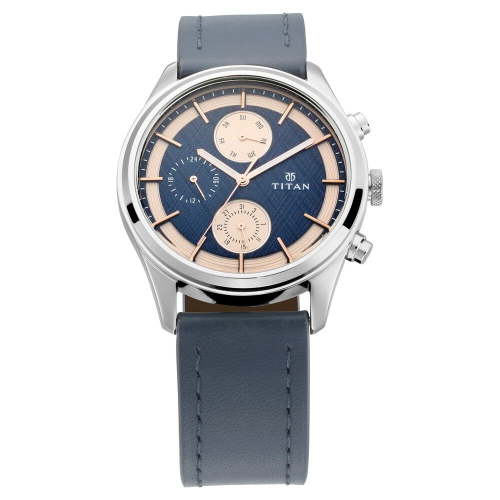 Titan NT1805SL02 Metropolitan Charm Multifuctional Men's Watch