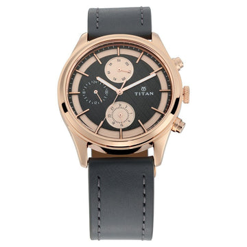 Titan NT1805WL01 Workwear Grey Dial Quartz Multifunction watch for Men