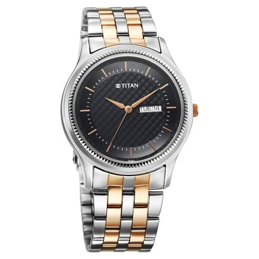 Titan 1824KM02 Stainless Steel Strap Watch For Men