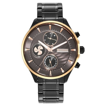 Titan Maritime Anthracite Dial Quartz Multifunction Stainless Steel Strap watch for Men