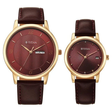 Titan 19672967wl01 Bandhan Eternal Pair Watch for Couples