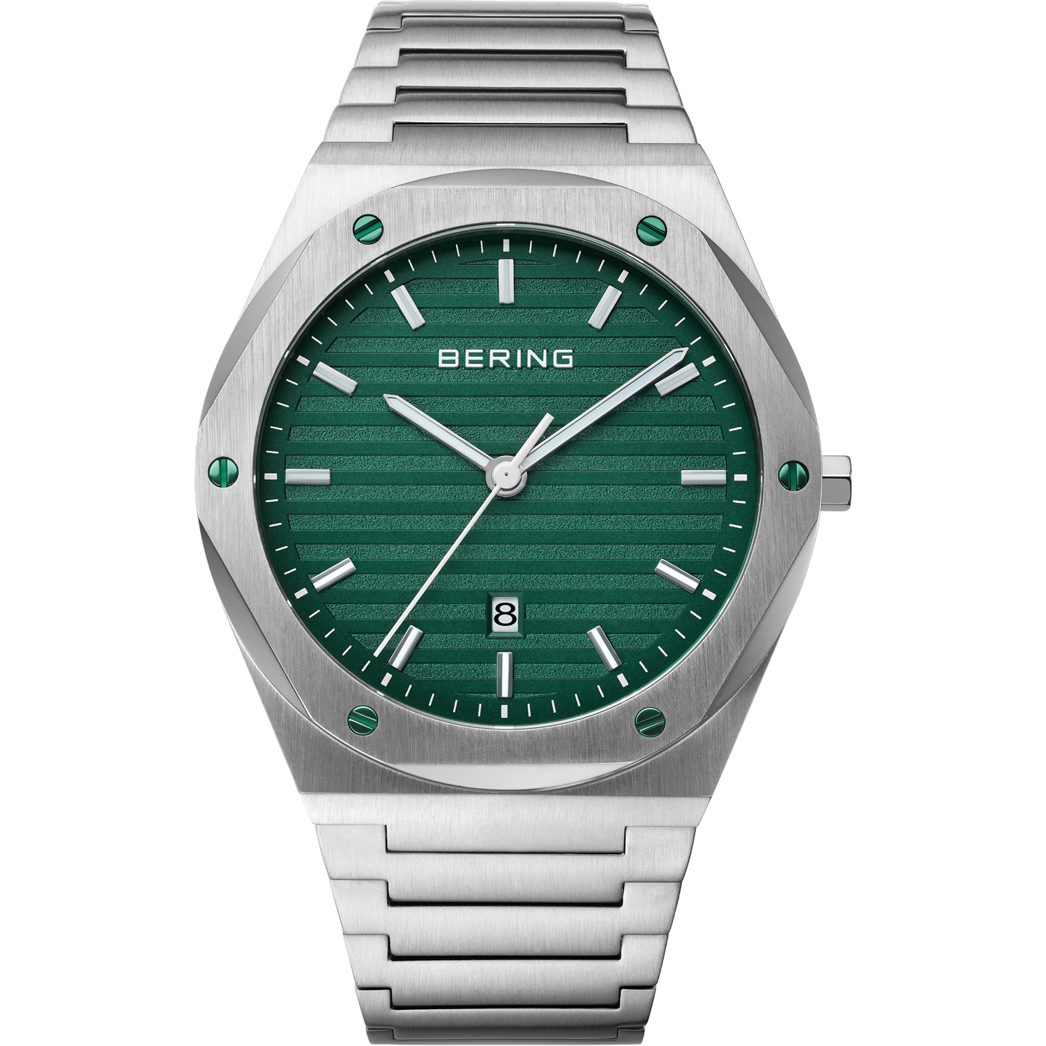 Bering Green Analog Watch For Men 19742-708