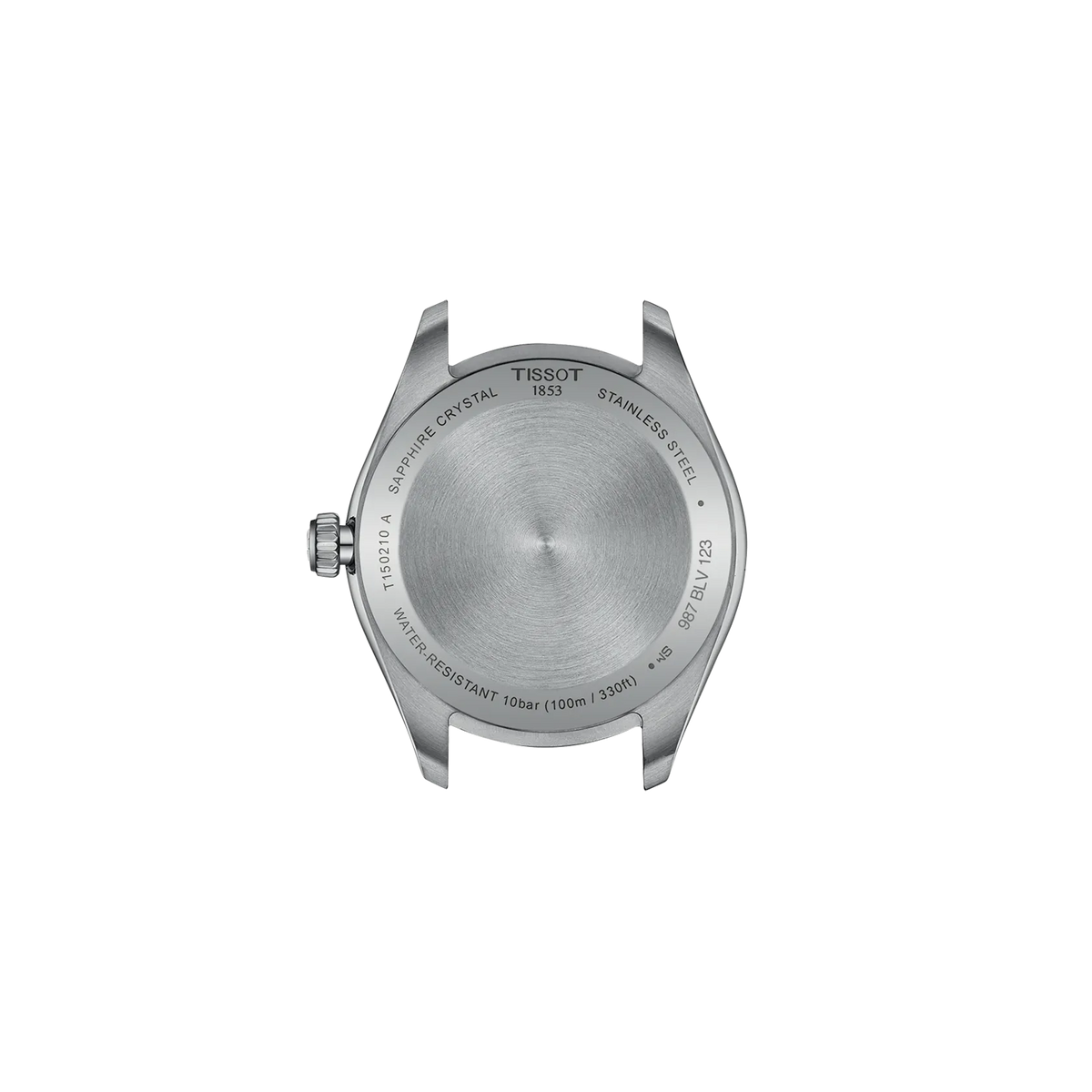 Tissot PR 100 34mm T150.210.21.031.00 Unisex Watch - case-back view