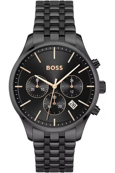 Hugo Boss Chronograph Black Stainless Steel Men's Watch 1514256