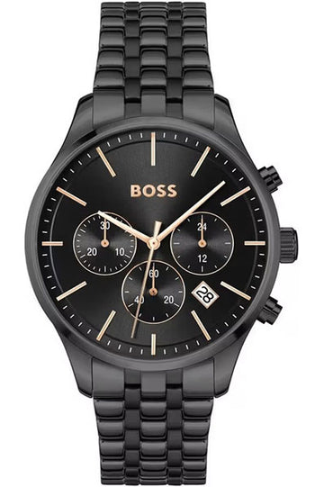 Hugo Boss Chronograph Black Stainless Steel Men's Watch 1514256