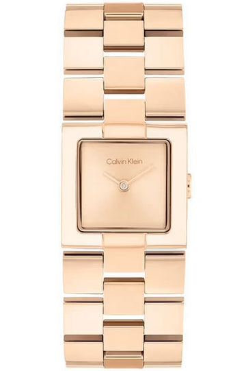 Calvin Klein Analog Rose Gold $ Stainless Steel Wowen's Watch 25100090