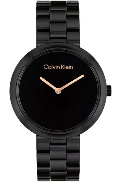 Calvin Klein Analog Black  Ceramic Wowen's Watch 25100075