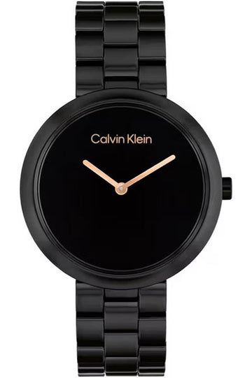 Calvin Klein Analog Black  Ceramic Wowen's Watch 25100075