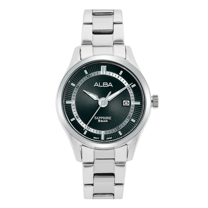 AS9R19X1 Asterix Black Dial with Metal Strap