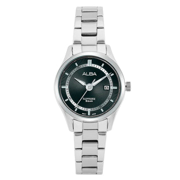 AH7BQ7X1 Sterling Black Ladies Watch