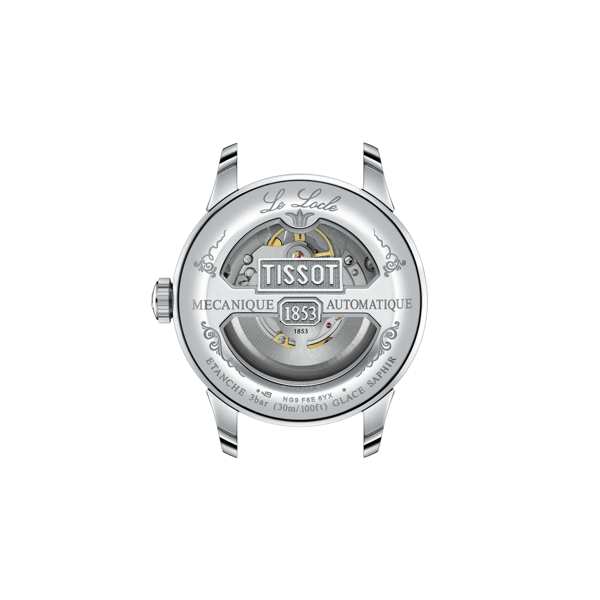Tissot Le Locle 39.3mm T006.407.11.033.00 Watch for Men - case-back view