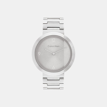 Unisex Silver Analog Stainless Steel Watch 25200289