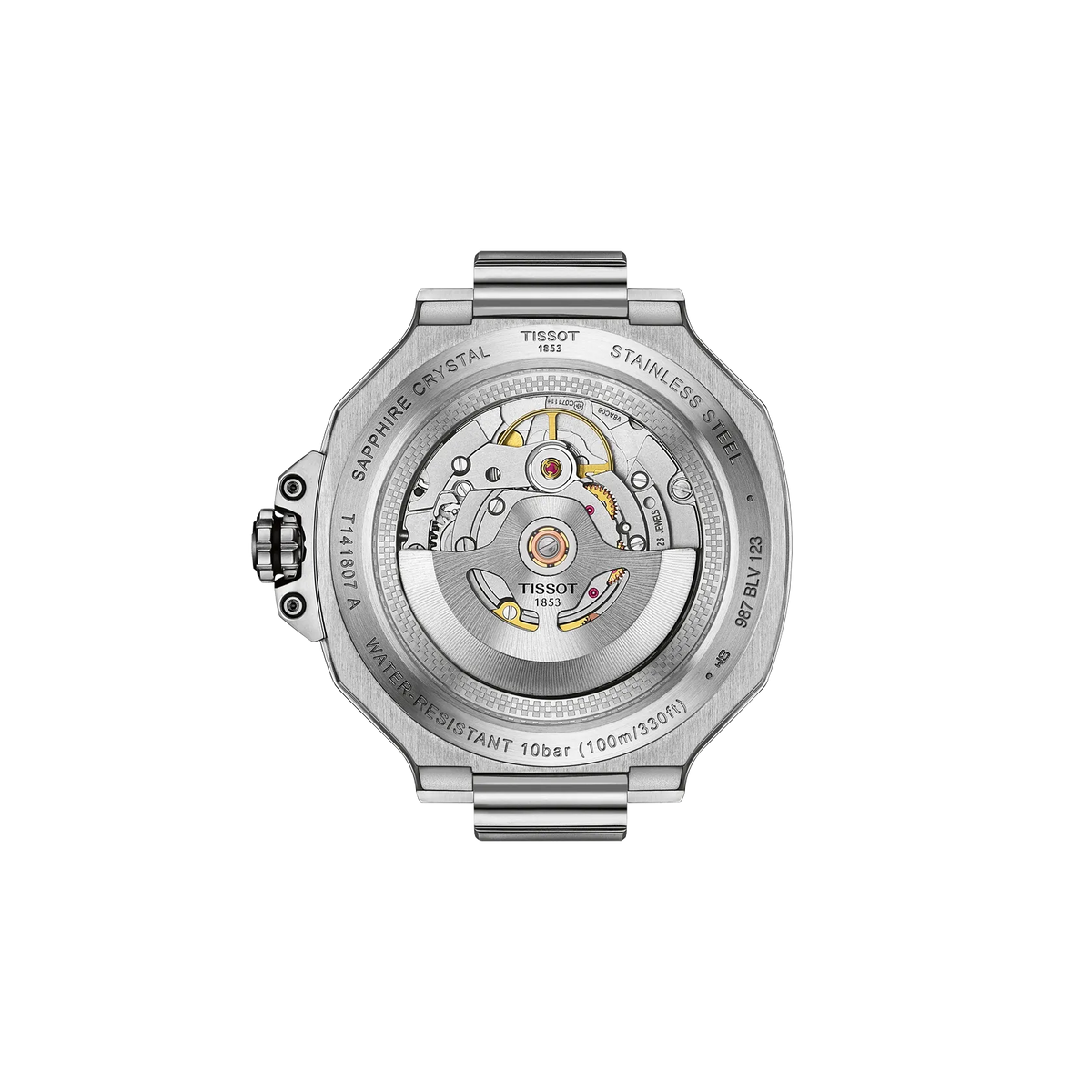 Tissot T-Race 41mm T141.807.11.041.00 Watch for Men - case-back view