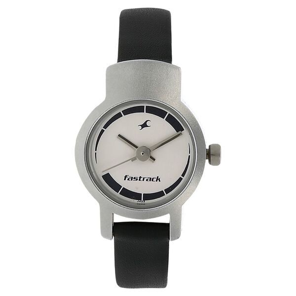 Fastrack NP2298sl04 Quartz Analog Silver Dial for Women