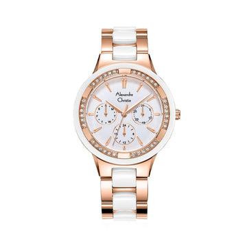 Alexandre Christie 2299BFBRGSL Multifunction Watch for Women