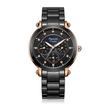 Alexandre Christie 2377BFBRGBA Multifunction Watch for Women