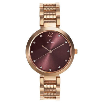 Titan Sparkle Purple Dial NS2480WM02 Watch for Women