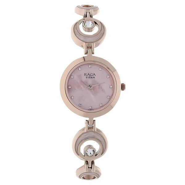 Titan NS2540WM03 Raga Moonlight Mother of Pearl Dial Women's Watch