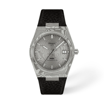 Tissot PRX Damascus Steel 38mm T137.807.96.081.00 Unisex Watch - front view