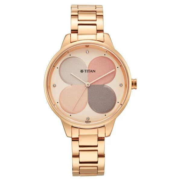 Titan NT2648WM02 Purple Glam It Up Multicoloured Dial Women's Watch