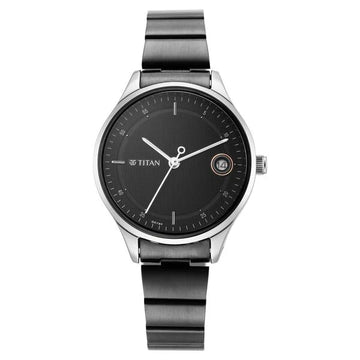 Titan NT2649KM01 Workwear Silver Dial Women's Watch