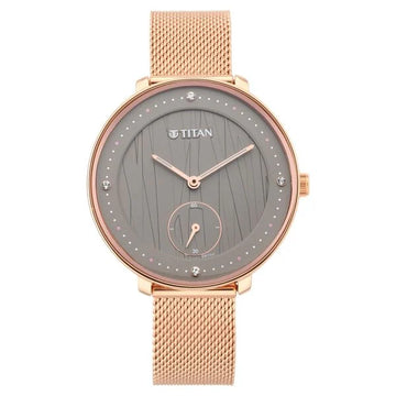 Titan NT2651WM01 Workwear Black Dial Women's Watch